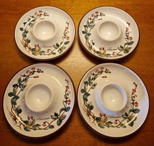 Villeroy & Boch Botanica "Linnaea" 4 x Eierbecher mit Ablage wie neu