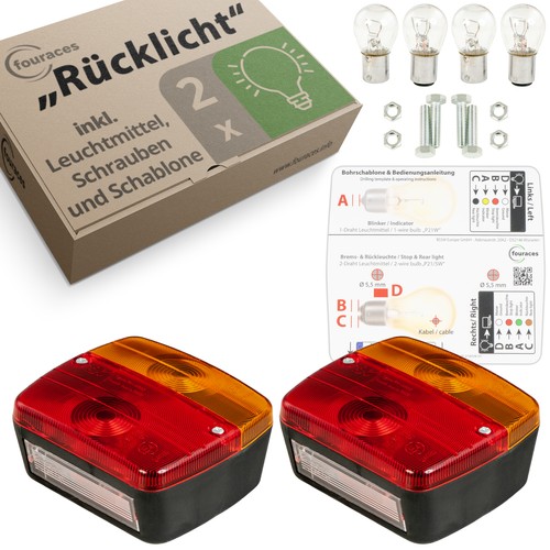 Fouraces anhänger rücklicht - fouraces,