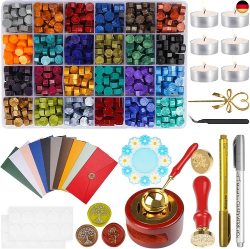 Siegelwachs set farben - siegelwachs, 24
