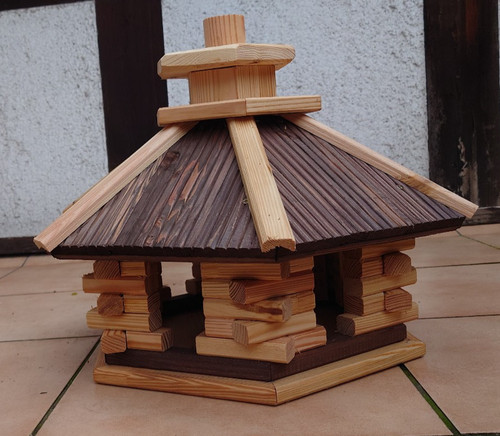 Vogelhaus mit futtersilo 45 - mit, b
