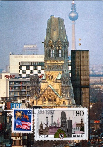 Maximumkarte berlin 1987 - berlin,