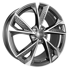 1x MAM WHEELS MAM RS6 palladium front polished 8.5Jx19 5x112 ET45