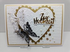 G528 Hochzeitskarte Brautpaar