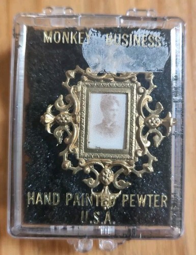 Dollhouse miniature monkey - dollhouse,