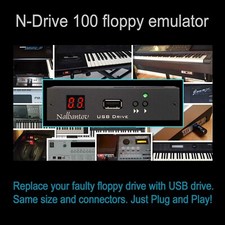 Nalbantov USB Diskettenlaufwerk Emulator N-Drive 100 für Ensoniq TS-10 und TS-12