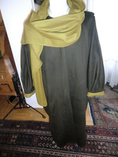 Schneiders, Salzburg Loden Cape-Mantel, lodengrün mit senf Schal Gr. 38