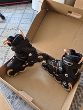 K2 Alexis 80 BOA Inline-Skates Inliner Fitnessskates 80mm/80A Schwarz Pfirsich