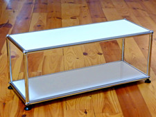 * USM Haller TV Lowboard Beistelltisch Möbel * Lichtgrau * 75x25x25 cm * Grau * 
