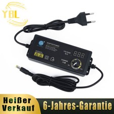 60W Netzteil DC 3-36V Spannung Einstellbar Digitalanzeige Trafo Netzadapter DE