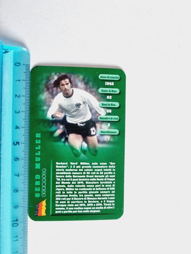 Gerd muller germany card rare - gerd,