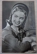 Autogramm Schauspielerin und Sängerin Christel Bodenstein 1956 (123855)