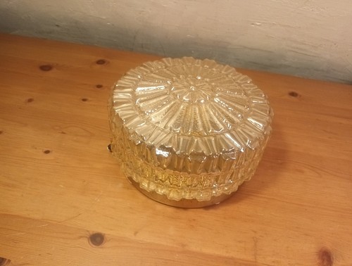 Vintage deckenlampe glas 60er - deckenlampe,