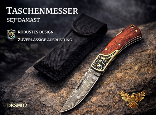 Taschenmesser dksm002 damast - taschenmesser,