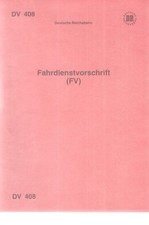 Fahrdienstvorschrift - , (fv)