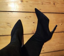 Stiefel, 38, Wildleder