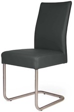 Kadira Freischwinger Schwingstühle Schwingstuhl Edelstahl o. Metall schwarz 