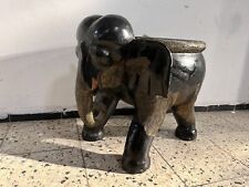 XXL Elefant Tisch Hocker Fuß Couchtisch Beistelltisch Massivholz Alt Holz Massiv