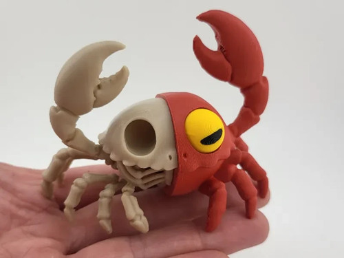 Krabbemini figur skelett - figur, oder