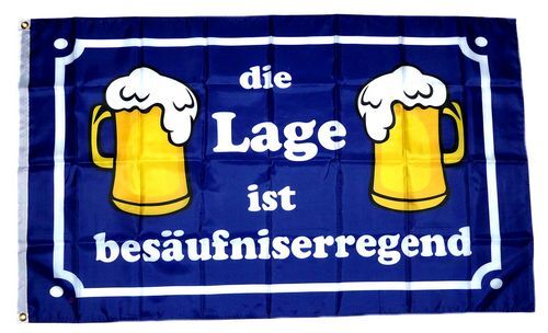 Flagge fahne bier die lage - fahne,