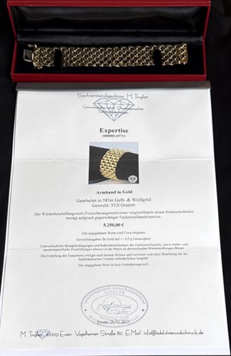 Armband 585 gelbgold - armband,