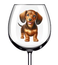 12x Aquarell schwarz Welpe