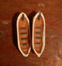 Rettungsboot/Arbeitsboot/Beiboot  19x6mm gebraucht 2Stück