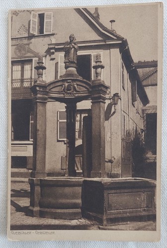 Gebweiler elsass brunnen - ak,