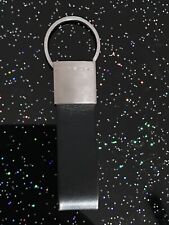 Auto-Schlüsselanhänger Porsche Leder schwarz