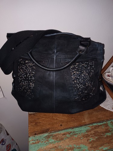 Jeanstasche schwarz blau - /,