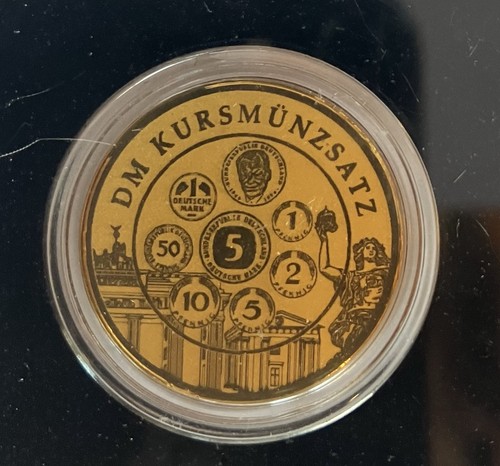Goldmünze kursmünzsatz - goldmünze, dm