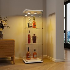 Hartglas Vitrine LED