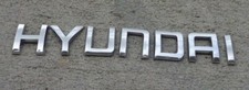 Hyundai trunk emblem letters