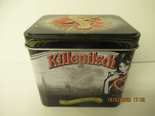 Killepitsch Blechdose mit Deckel eckig Geschenkdose Blech 11x8x10cm Blechbox