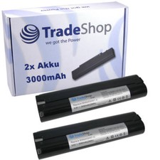 2x Akku 3000mAh 9,6V für