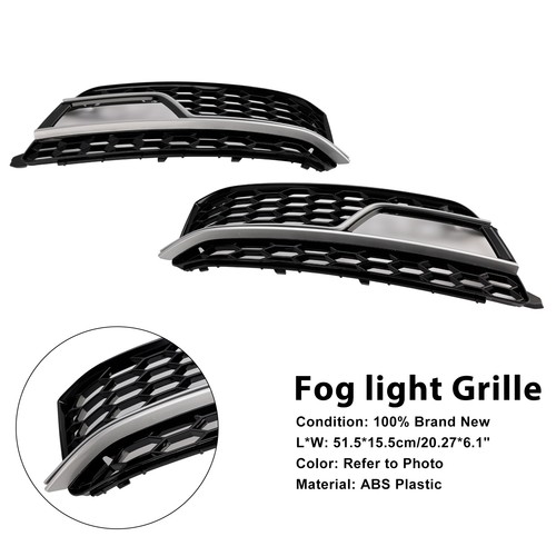 2pcs front fog lamp black - 2pcs,