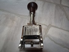 Alter Stempel Zahlenstempel