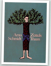 39905978 - Zettels Traum vvon Arno Schmidt Reklamekarte fuer ein Buch Buecher