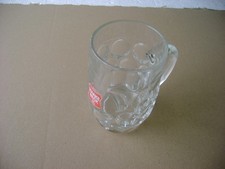 Glasbierkrug - Haake  Beck - 0,4 Liter ca. 50 Jahre alt.