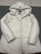 Tommy Hilfiger Damen Jacke weiss Gr. S mit Kapuze