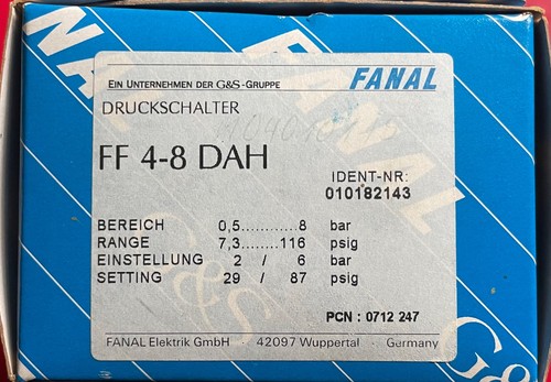 Fanal dah druckschalter - ff,