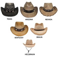 Herren Strohhut Cowboyhut