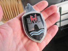 VINTAGE hood emblem hood crest vw bug beetle oval 1200 KÄFER COX DICKHOLMER BUG