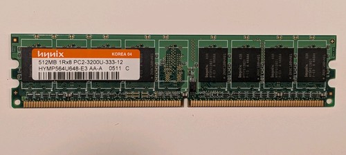 Hynix 512mb pc2 3200u - 512mb, pc2-3200u