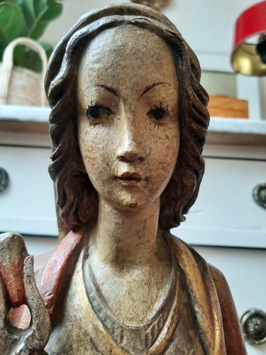 Holzfigur heilige apollonia - heilige,