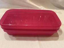 Tupperware_ 980mL Bellevuebehälter pink_ Ausstellungstück