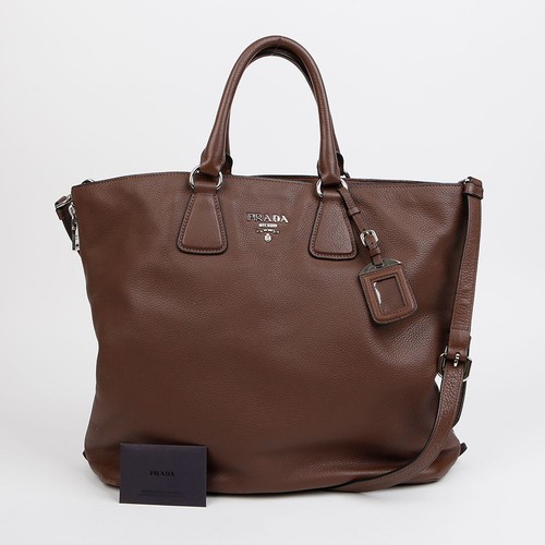 Prada vitello daino tote - prada,