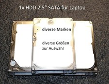 2,5 Zoll HDD SATA Laptop Notebook Festplatte ab 320Gb  500Gb 1Tb 2Tb  Top Marken
