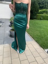 Kleid Abendkleid Grün mit Schleppe SHEIN Gr. XS
