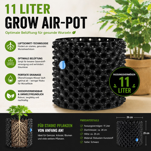 Air pot topf - topf, liter
