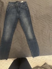 Skinny-Jeans Blau Denim